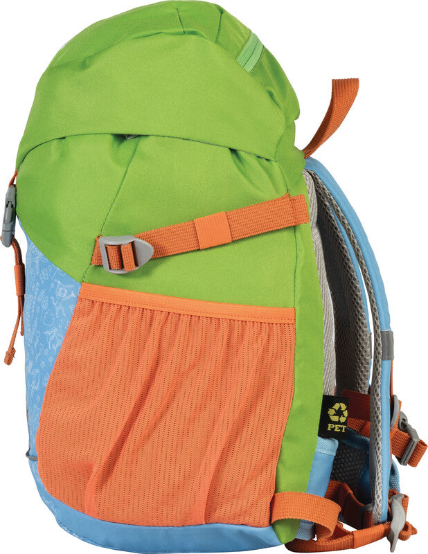 Glühwürmchen Kindergartenrucksack Mika – 12 l, mit Hüftgurt, Polyester – Affe, 260 × 370 × 190 mm