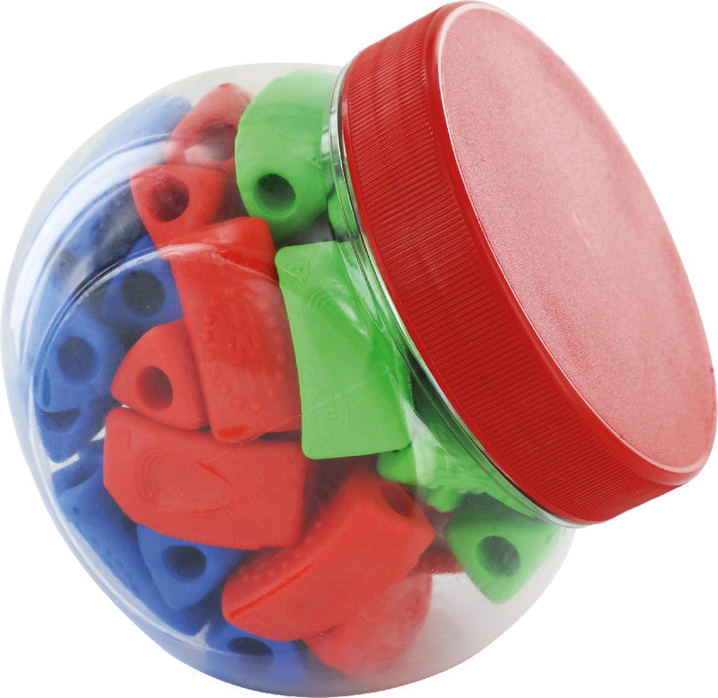 Kum Schreibhilfe Dreikant Sattler Tri Grip – bunt – für Bleistifte und Farbstifte – in Box