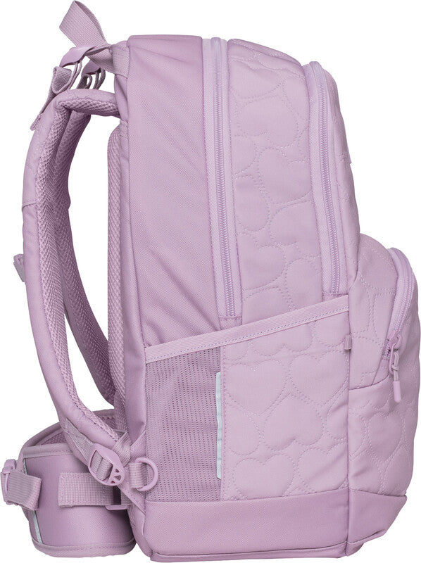 Beckmann Junior Sport Rucksack – Gepolsterte Herzen – Pink – 31,0 × 45,0 × 22,0 cm – 30 l