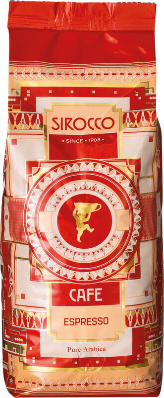 Sirocco Bohnenkaffee Espresso Classico – 500 g – Arabica – Dunkler Röstgrad