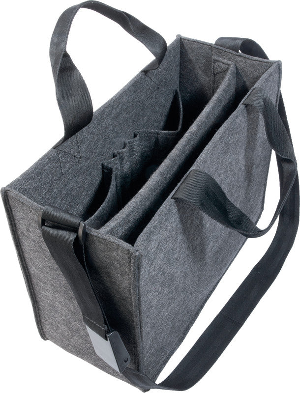 Sigel Desk-Sharing-Tasche – für Notebooks bis 14", Filz, Grau