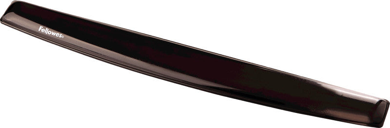 Fellowes Tastatur-Handgelenkauflage – Crystals – für Tastatur – Gel – abwaschbar – 471×58×15 mm – Schwarz
