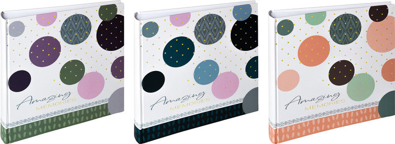 Walther Design Fotoalbum – für 300 × 300 mm, grün, mit Pergaminzwischenblättern, Karton