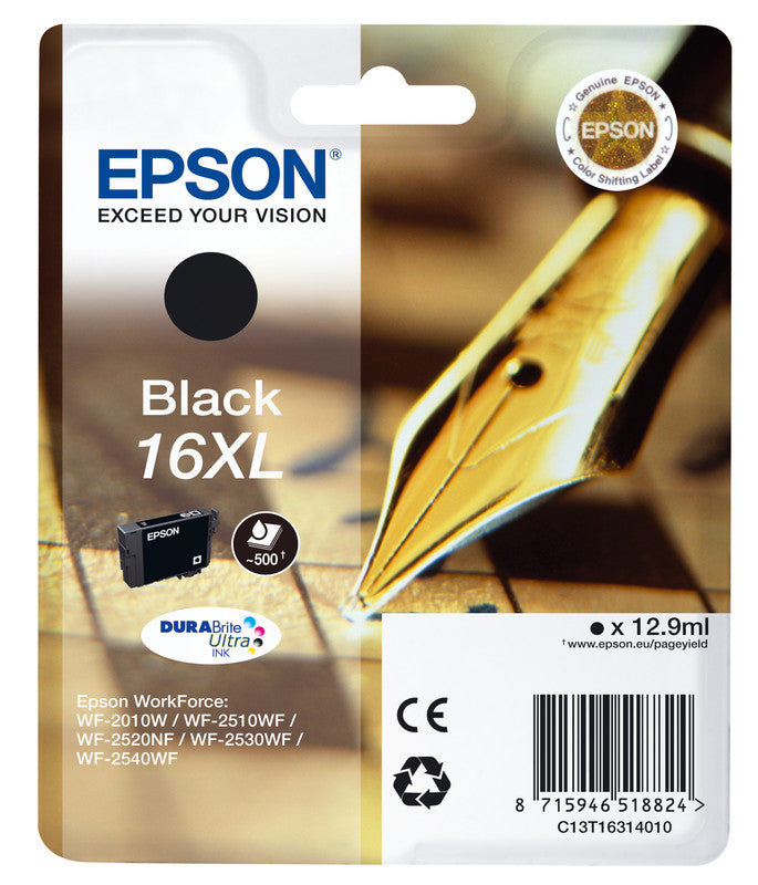 Epson Tintenpatrone 16XL, Schwarz