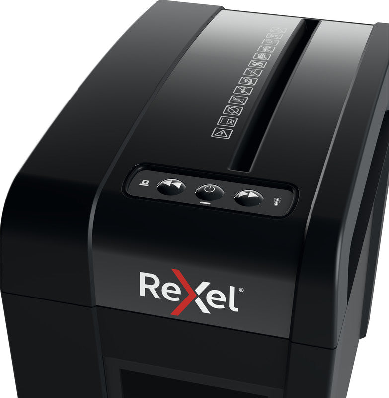 Rexel Secure X6-SL Slimline – Aktenvernichter, DIN P-4, Partikelschnitt 4 × 40 mm, 6 Blatt, 10 l, A4