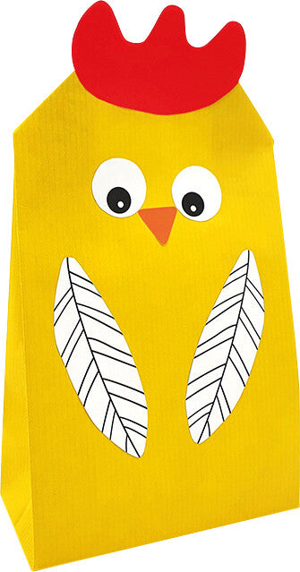 Braun + company Geschenktüten – Ostern – inkl. Stickerbogen – 120 × 210 × 60 mm – 2 Stk.