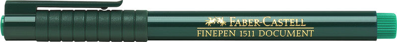 Faber-Castell Finepen 1511 Fineliner 0,4 mm – grün – dokumentenecht
