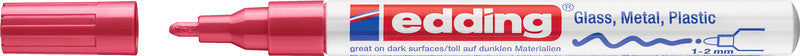 Edding Paint Marker 751 – für dunkle Materialien, rot
