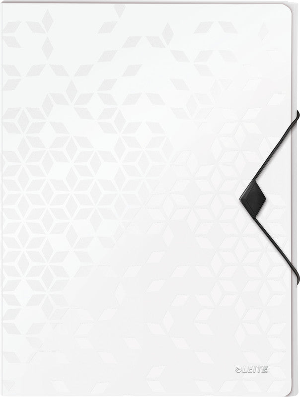 Leitz Aufbewahrungsbox WOW – 250 Blatt – für A4 – Polypropylen (PP) – Weiss – 250 × 30 × 330 mm