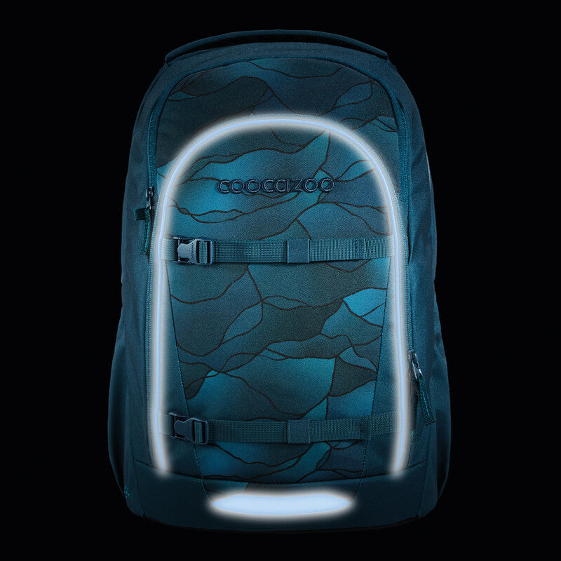 Coocazoo Rucksack Every – Crystal Waves – 30 × 46 × 22.5 cm – umweltfreundliche Verpackung