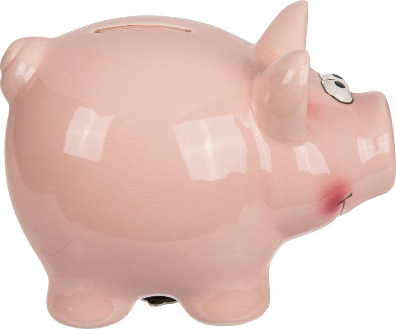 Out oft the blue Out of the Blue Spardose Schwein – Dolomit, rosa – 16 × 11,5 × 11 cm
