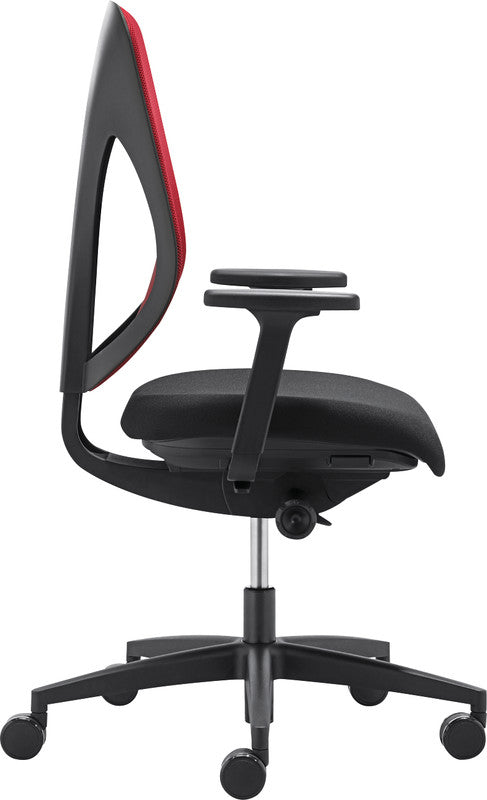 Giroflex Bürostuhl 353 – Sitzhöhe 39 - 51 cm, 110 kg, Schwarz