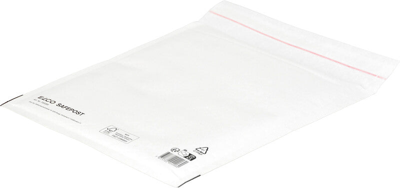 Elco Luftpolstertasche – 220 × 260 mm, weiss, selbstklebend