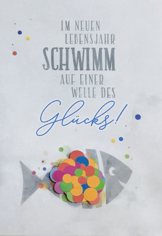 Kurt eulzer Grusskarte Geburtstag – A6 (105 × 148 mm) – Text DE, Karton