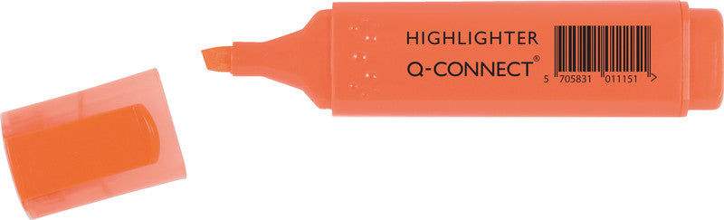 Q-CONNECT Textmarker Orange – Keilspitze, 1–5 mm