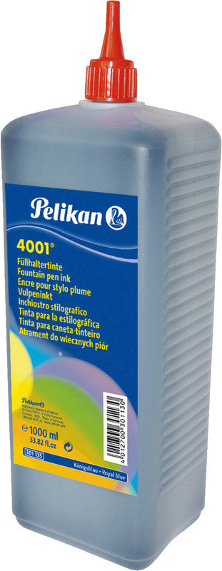 Pelikan Tintenglas 4001 – Königsblau, geruchsarm, 1000 ml
