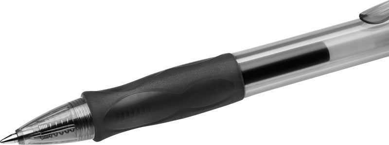 BIC Gelschreiber – Schwarz, 0,3 mm, Druckmechanik