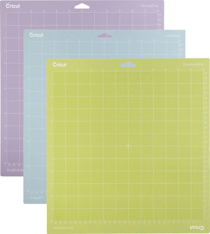 Cricut Schneidematten-Set 305 × 305 mm, Kunststoff, sortiert, 3er-Set – für Maker 3