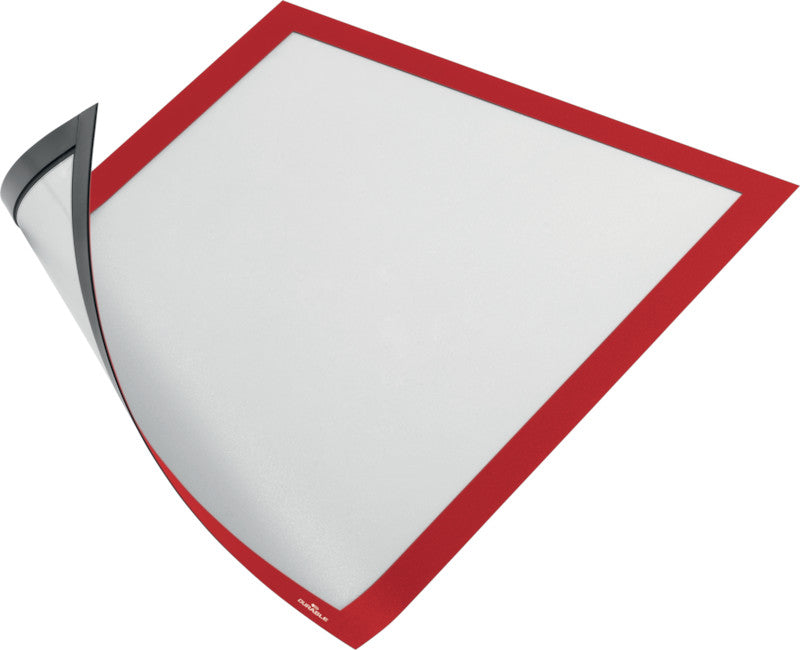 Durable DURAFRAME Magnetic Magnetrahmen – A4 – Rot – 5er-Pack