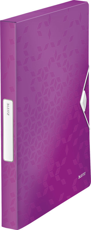 Leitz WOW A4 Heftbox – Polypropylen (PP), violett, bis 250 Blatt