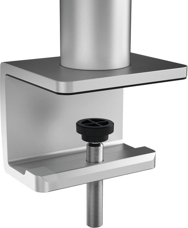 Durable Monitorhalterung, 2 Monitore, Tischklemme, bis 27", VESA 75 × 75/100 × 100 mm, höhenverstellbar