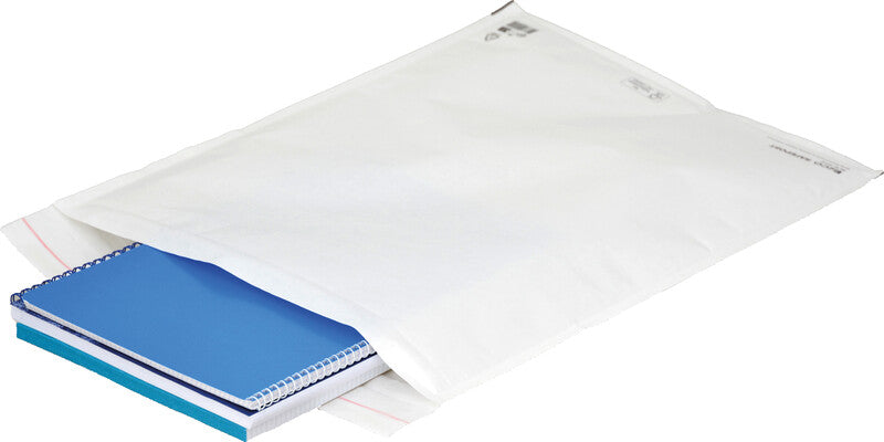 Elco Luftpolstertasche – 350 × 470 mm, weiss, selbstklebend