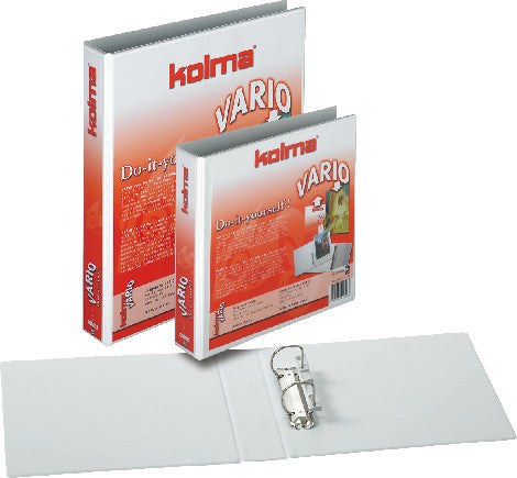 Kolma Sichtbuch – A5, mit Fronttasche, weiss, Kunststoff