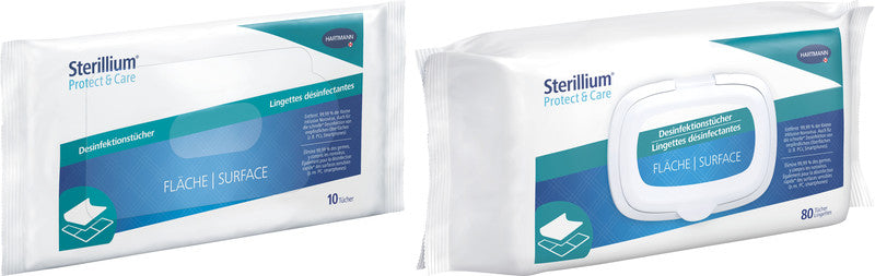 Sterillium Desinfektions-Reinigungstücher – für Bildschirme und Kunststoffe, Weiss, 10 Stk.