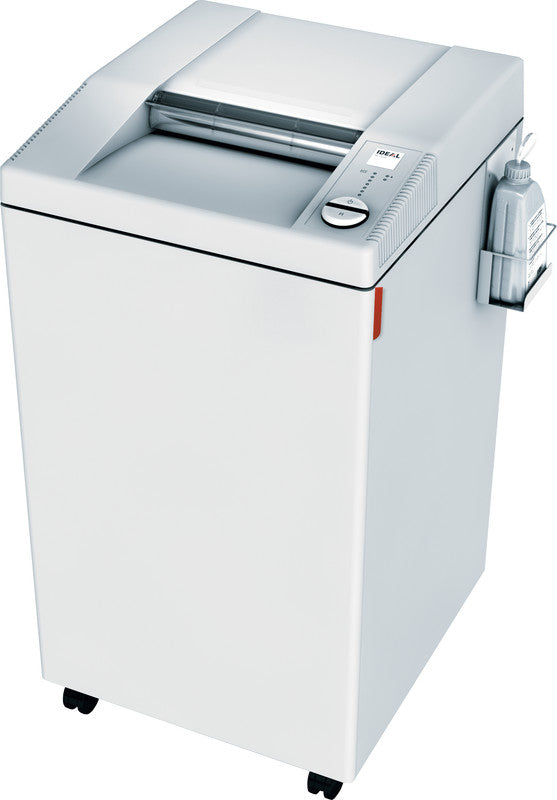 Ideal 3105/CC – Aktenvernichter, DIN P-4, Partikelschnitt 4 × 40 mm, 40 Blatt, 140 l, mit automatischem Öler