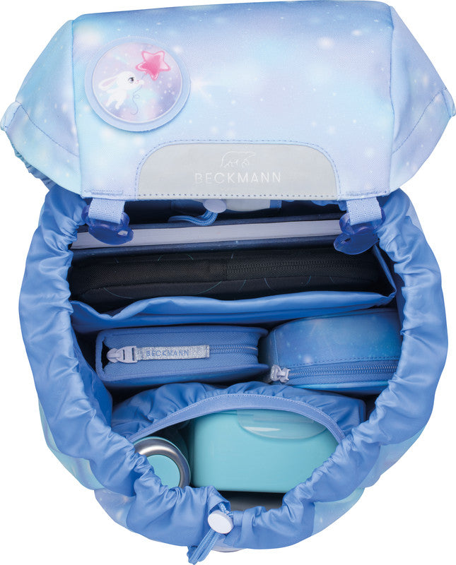 Beckmann Schulrucksack Classic – Star Princess – mit Leuchteffekt