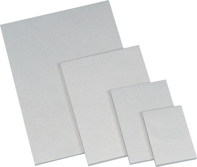 Ursus Notizblock A5, blanko, Leimbindung, 100 Blatt, 60 g/m² – grau