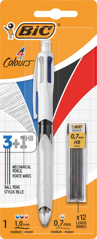 BIC Kugelschreiber – Silber, Kunststoff