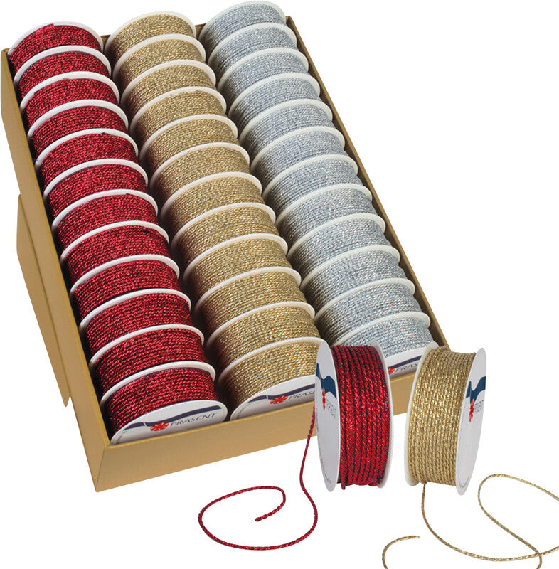 Präsent Kordel – Baumwolle – 2 mm × 5 m – biologisch abbaubar