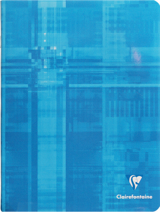 Clairefontaine Notizheft, liniert, Klammerheftung, Karton, 80 Seiten, 90 g/m² – farbig sortiert