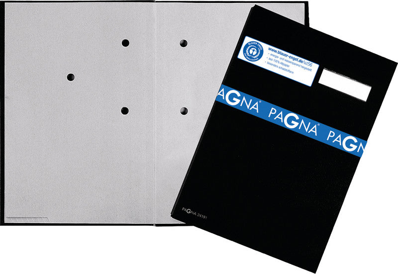 Pagna Sammelmappe für A4, Kunststoff, schwarz