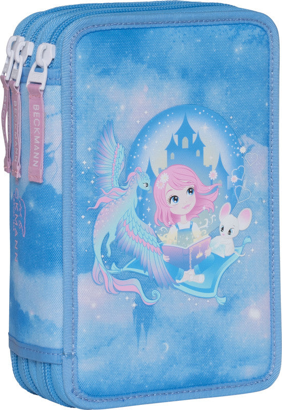 Beckmann Classic Etui Triple, gefüllt – Fairytale – Polyester – 13 × 20,5 × 7 cm