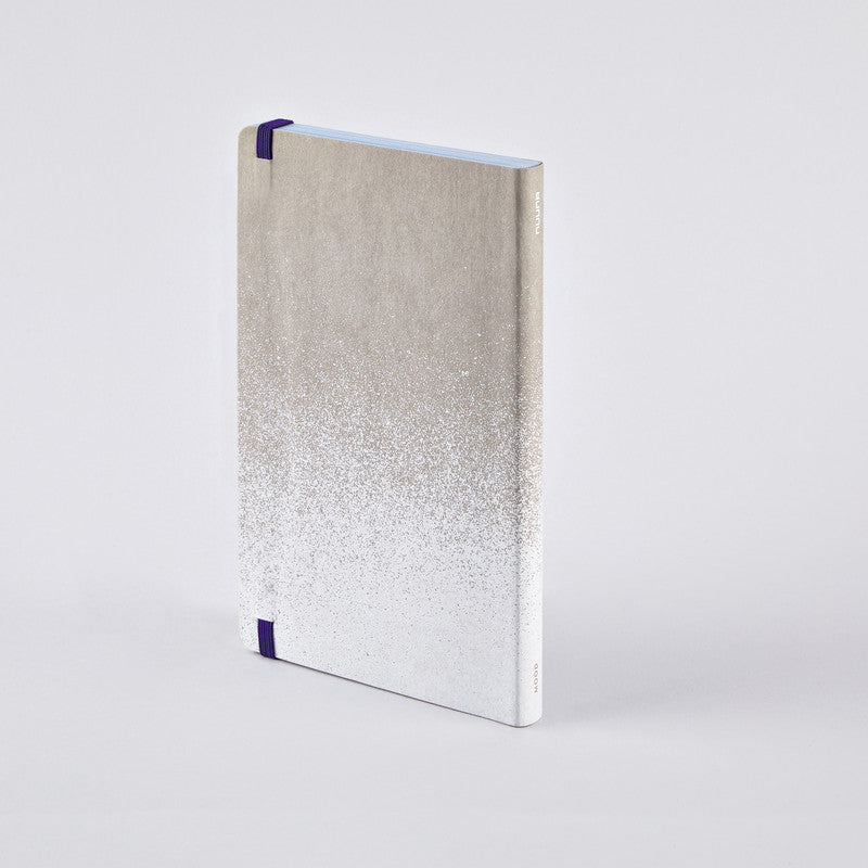 nuuna Notizbuch, A5, 176 Seiten – silber