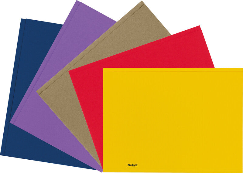 Biella Sammelmappe, für A4, Karton, Blau