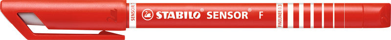 STABILO Sensor F Fineliner 0,3 mm – rot