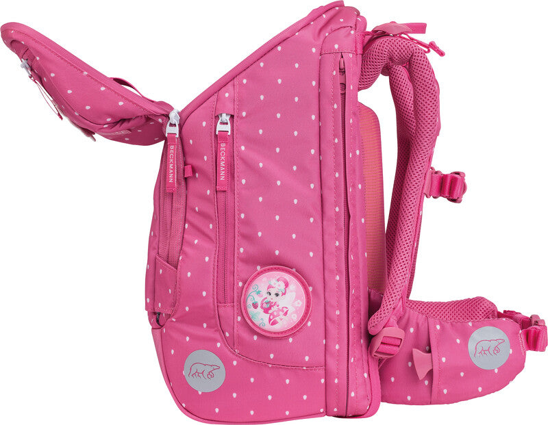 Beckmann Schulrucksack – Strawberry – Recycelte Materialien