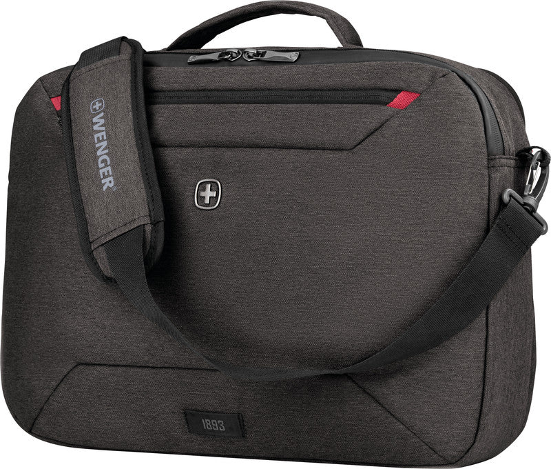 Wenger/SwissGear Wenger MX Commute Notebook-Tasche – für Notebooks bis 16", 20 l, Aufsteckfunktion, Polyester, grau