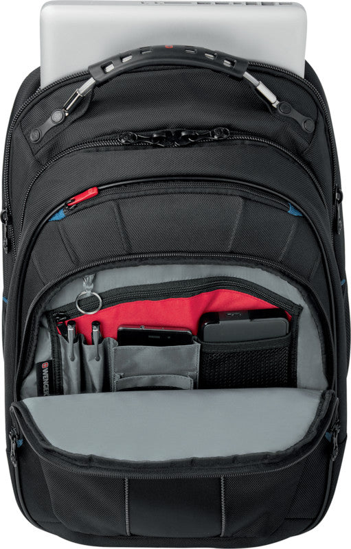 Wenger/SwissGear Wenger Carbon – Notebook-Rucksack – für 17"-Notebook, 30 l, Polyester, Schwarz