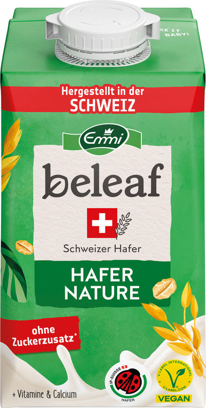 Beleaf Haferdrink UHT, ungesüsst – 0,5 l