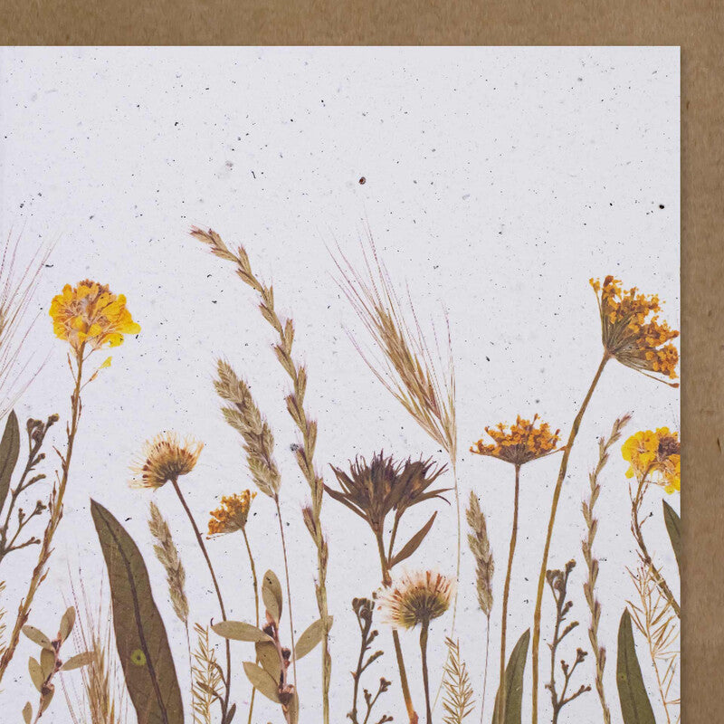Hervorragend Grusskarte Blumen – 130 × 130 mm – mit Umschlägen, Papier, 5er Pack