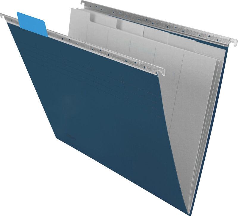 Biella Hängeordner für A4 – Karton, Blau, 320 × 250 mm, mit Vordruck