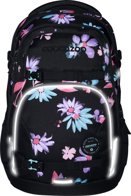 Coocazoo Rucksack Porter – Floral Artnight – 30/35 l – recycelte Materialien