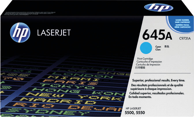 HP Toner 645A – cyan, 12000 Seiten