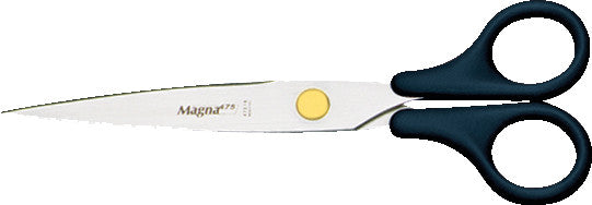 Lerche Universalschere – 18,0 cm, Edelstahl, für Rechtshänder, spitz, Kunststoff, schwarz
