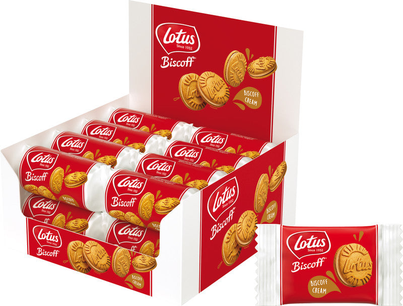 IBM Lotus Biscoff Sandwich Cream – Gebäck, Karamell, 120 × 10 g (1,2 kg)
