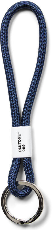 Pantone by copenhagen Textilband mit Schlüsselring, Nylon, Dunkelblau, 33 × 180 mm